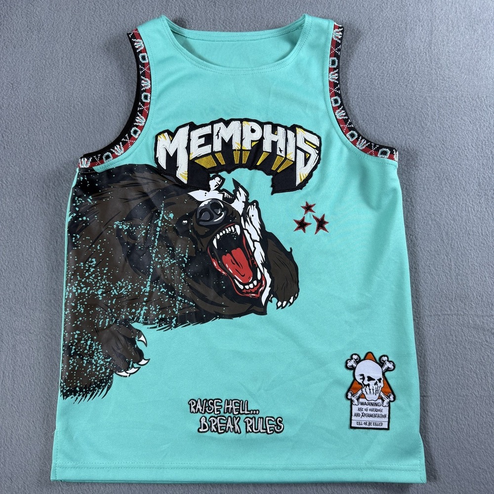 Rare Ja Wick Ja Morant Memphis Grizzlies jersey teal home jersey bear no tags